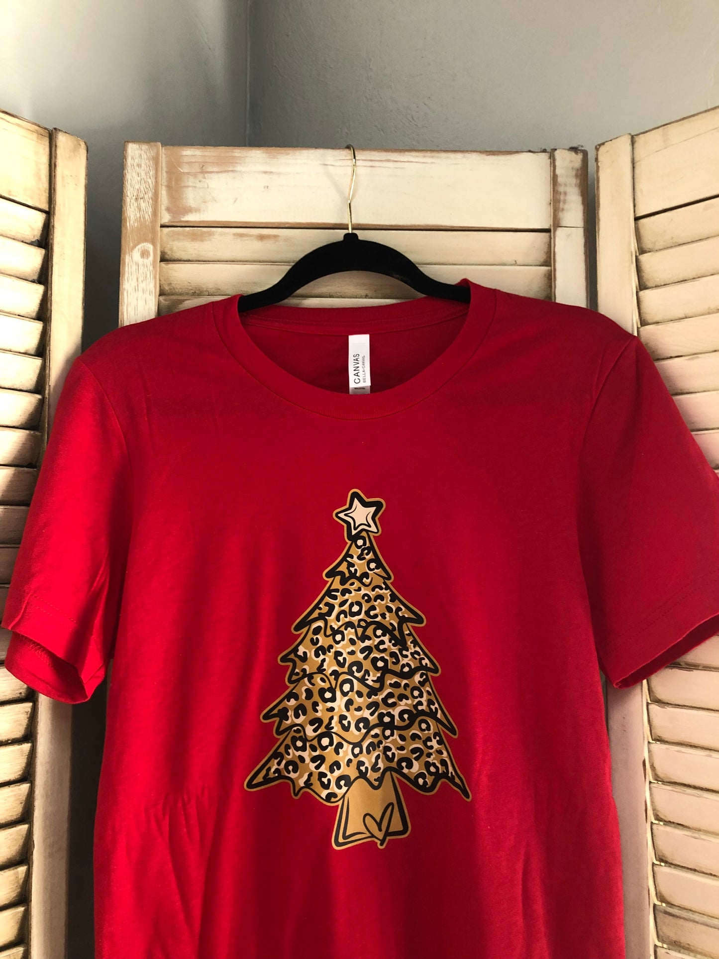 Leopard Christmas Tree Tee