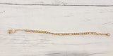 Gold chain bracelets