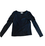 Rouching long sleeve top