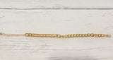 Gold chain bracelets